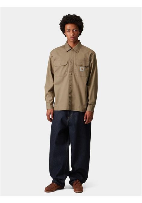 l/s craft shirt man beige CARHARTT WIP | I0338148Y.XX